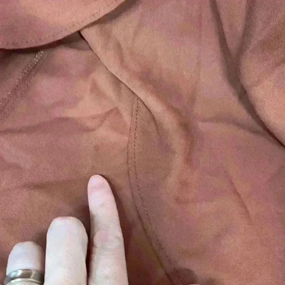 June and Hudson size medium rust colored wrap dress - Picture 4 of 11